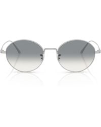KHAITE - X Oliver Peoples 1994C Round-Frame Metal Sunglasses - Lyst
