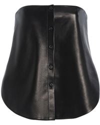 Brandon Maxwell - The Shea Leather Top - Lyst