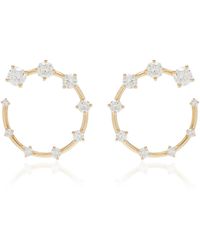 Fernando Jorge - Circle Small 18k Gold Diamond Earrings - Lyst