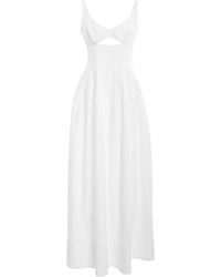 Jonathan Simkhai - Maddy Cotton Midi Dress - Lyst