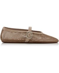 Alaïa - Fishnet Ballet Flats - Lyst