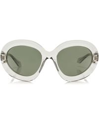 Alaïa - Butterfly-Frame Acetate Sunglasses - Lyst