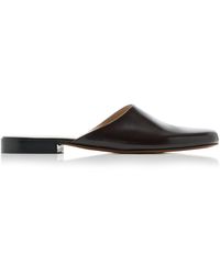 The Row - Penelope Leather Mules - Lyst