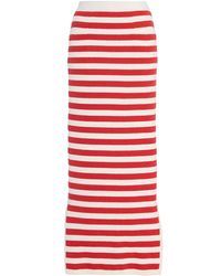 Posse - Exclusive Riviera Ari Striped Knit Maxi Skirt - Lyst