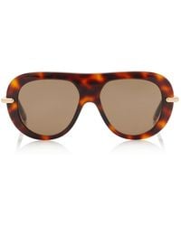 Loewe - Aviator-Frame Acetate Sunglasses - Lyst