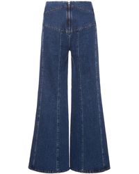 Alberta Ferretti Wide-leg jeans for Women - Up to 80% off at Lyst.com