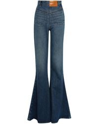 A.W.A.K.E. MODE - Mirror Rigid High-Rise Flared Jeans - Lyst
