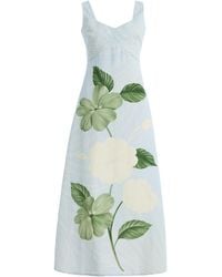 VERANDAH - Summer Cotton-Linen Maxi Dress - Lyst