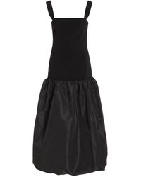ILA THE BRAND Anya Draped Cutout Jersey Maxi Dress in Red | Lyst UK