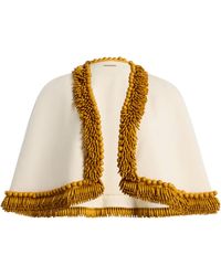 Alexis - Tyrenna Embellished Crepe Cape - Lyst