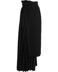A.W.A.K.E. MODE - Asymmetrical Pleated Midi Skirt - Lyst