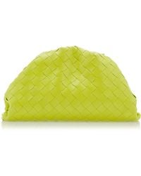 Bottega Veneta - The Teen Pouch Intrecciato Leather Clutch - Lyst