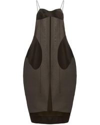 Rohe - Sheer Silk-Organza Bustier Volume Midi Dress - Lyst