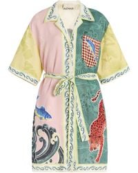 ALÉMAIS - Rochester Linen Mini Shirt Dress - Lyst