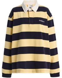 FRAME - X Sotheby's Rugby Cotton Polo Shirt - Lyst