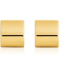 TOTEME - Petite Signature-Plated Hoops - Lyst