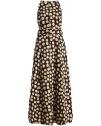 ALÉMAIS - Paula Belted Printed Linen Midi Dress - Lyst