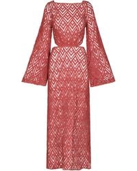 Johanna Ortiz - Under The Sea Crochet Cotton Maxi Dress - Lyst