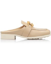Bottega Veneta - Monsieur Leather Loafer Mules - Lyst