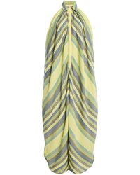 Marrakshi Life - The Halter Striped Cotton Midi Dress - Lyst