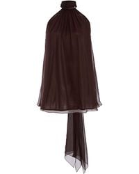 SEV - Voile Halter Top - Lyst
