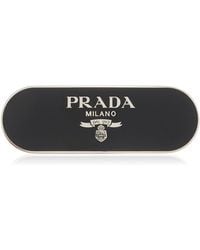 Prada - Logo Detailed Hair Clip - Lyst