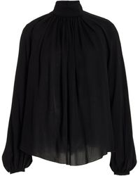 Gabriela Hearst - Kiian Pleated Top - Lyst
