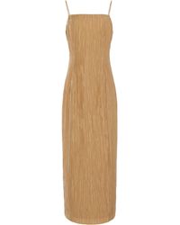 By Malene Birger - Lucille Plissé Midi Dress - Lyst