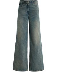 Courreges - Hammer Wide-Leg Denim Pants - Lyst