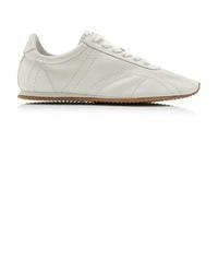 TOTEME - Flex Leather Sneakers - Lyst