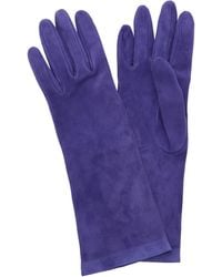 KHAITE - Remo Suede Mid Gloves - Lyst