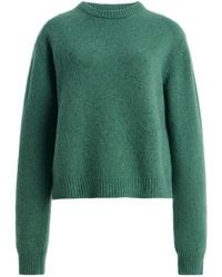 Rohe - Fitted Wool-blend Mouliné Sweater - Lyst