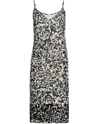 Dries Van Noten - Denya Embellished Georgette Midi Dress - Lyst