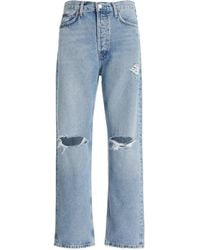 Agolde - 90's Rigid High-rise Straight-leg Jeans - Lyst