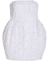 ROTATE BIRGER CHRISTENSEN - 3d-flower Mini Dress - Lyst