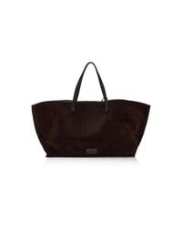 STAUD - Christos Large Suede Tote Bag - Lyst