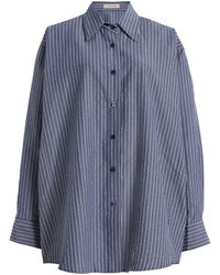 ELCE - Exclusive Ime Striped Cotton-Blend Shirt - Lyst