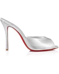 Christian Louboutin - Me Dolly 100Mm Leather Mules - Lyst