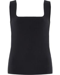 Birrot - Exclusive Lay2 Sleeveless Bonded Crepe Top - Lyst