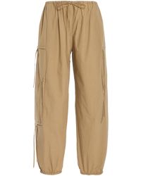 Brandon Maxwell - The Scout Cotton Tapered-Leg Cargo Pants - Lyst