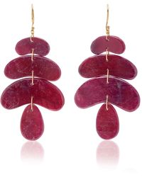 Ten Thousand Things - Small Totem 18k Yellow Gold Ruby Earrings - Lyst