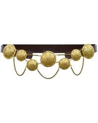 Johanna Ortiz - Successful Dynasties Leather And Brass Belt - Lyst