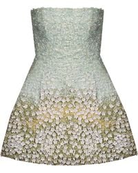 La Fuori - Mystical Garden Embroided Mini Dress - Lyst