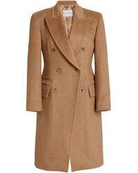 Max Mara Patrick Double-breasted Wool Coat - Brown