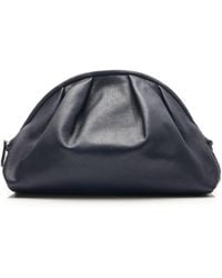 The Row - Charlotte Leather Clutch - Lyst