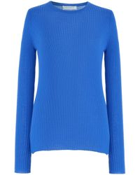 Gabriela Hearst - Browning Ribbed Cashmere-silk Top - Lyst