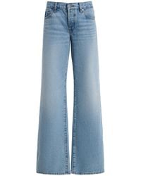 FRAME - X Amelia The Rigid Low-Rise Flared-Leg Jeans - Lyst