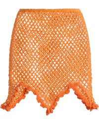 Akoia Swim - Exclusive Crocheted Cotton Mini Skirt - Lyst