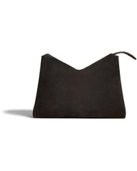 Khaite - Lina Medium Suede Crossbody Bag - Lyst