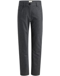 KHAITE - Callum Mid-Rise Wool Straight-Leg Pants - Lyst